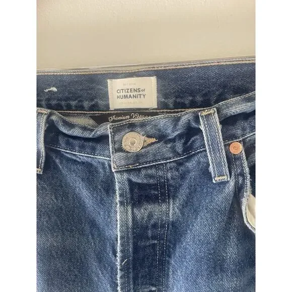 Citizens of Hummanity Neve Low Slung Relaxed Jeans $228 Size 27 - Picture 9 of 14